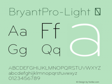 BryantPro-Light