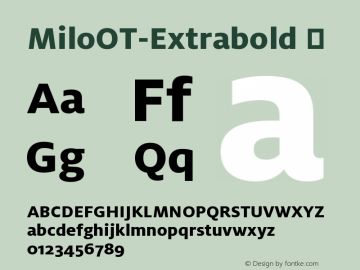 MiloOT-Extrabold