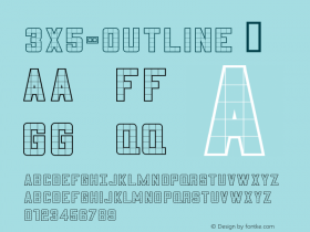 3x5-Outline