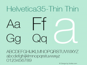 Helvetica35-Thin