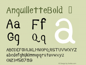 AnguilletteBold