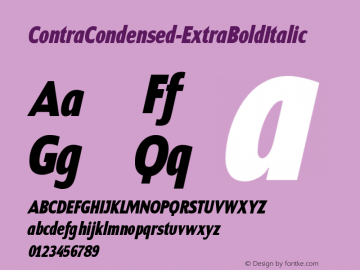 ContraCondensed-ExtraBoldItalic