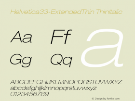 Helvetica33-ExtendedThin