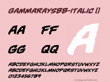 GammaRaysBB-Italic