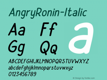 AngryRonin-Italic