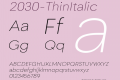 2030-ThinItalic