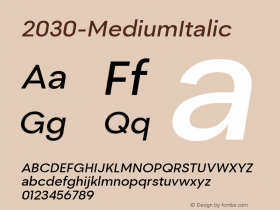 2030-MediumItalic