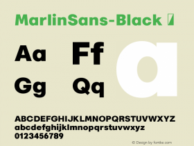 MarlinSans-Black