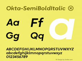 Okta-SemiBoldItalic