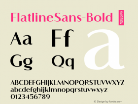 FlatlineSans-Bold