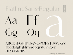 FlatlineSans-Regular