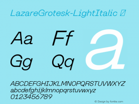 LazareGrotesk-LightItalic