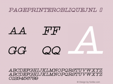 PagePrinterObliqueJNL