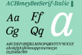 ACHoneyBeeSerif-Italic