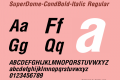 SuperDome-CondBold-Italic