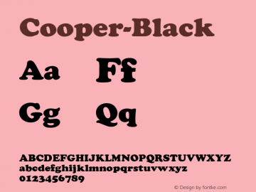 Cooper-Black