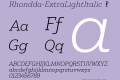 Rhondda-ExtraLightItalic