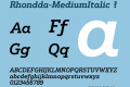 Rhondda-MediumItalic