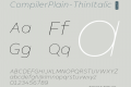 CompilerPlain-ThinItalic