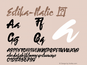 Estika-Italic