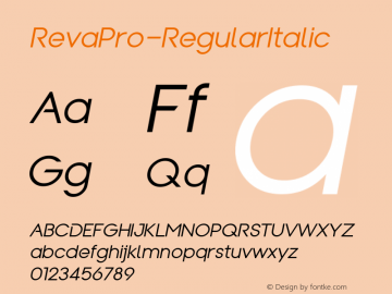 RevaPro-RegularItalic