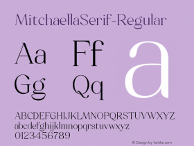 MitchaellaSerif-Regular