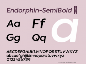 Endorphin-SemiBold