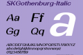 SKGothenburg-Italic