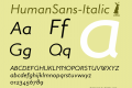 HumanSans-Italic