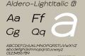 Aldero-LightItalic