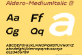 Aldero-MediumItalic