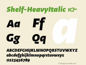 Shelf-HeavyItalic