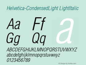 Helvetica-CondensedLight