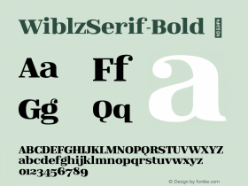 WiblzSerif-Bold