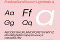 PublicaSansRound-LightItalic