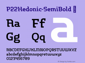 P22Hedonic-SemiBold