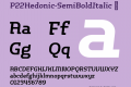 P22Hedonic-SemiBoldItalic