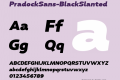 PradockSans-BlackSlanted