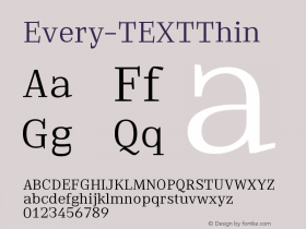 Every-TEXTThin