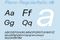 Planc-RegularItalic