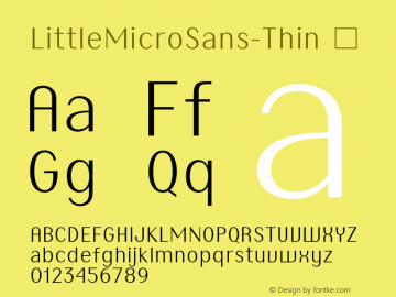 LittleMicroSans-Thin