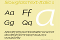 SlowglassText-Italic