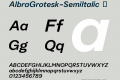 AlbraGrotesk-SemiItalic