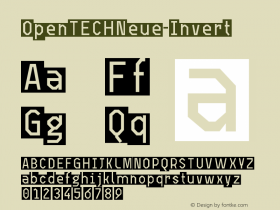 OpenTECHNeue-Invert