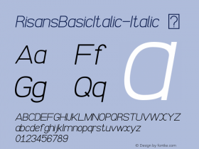 RisansBasicItalic-Italic