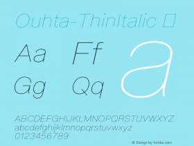 Ouhta-ThinItalic