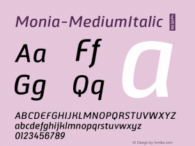 Monia-MediumItalic