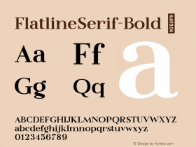 FlatlineSerif-Bold