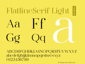 FlatlineSerif-Light