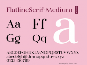 FlatlineSerif-Medium